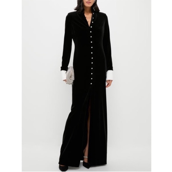 TUCKERNUCK Black Velvet Loretta Dress - Picture 2 of 12